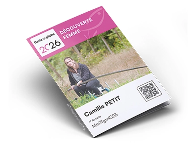 carte de pêche 2026 decouverte femme